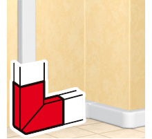 Угол плоский для 50х105 (010786)