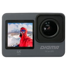 Экшн-камера Digma DiCam 870 серый