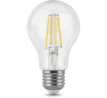 Лампа филам. Gauss 8Вт цок.:E27 шар 220B 4100K св.свеч.бел.нейт. A60 (упак.:10шт) (102802208)