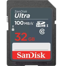 Флеш карта SDHC 32Gb Class10 Sandisk SDSDUNR-032G-GN3IN Ultra