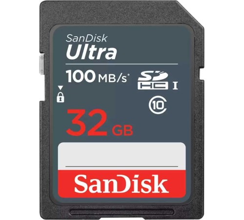 Флеш карта SDHC 32Gb Class10 Sandisk SDSDUNR-032G-GN3IN Ultra