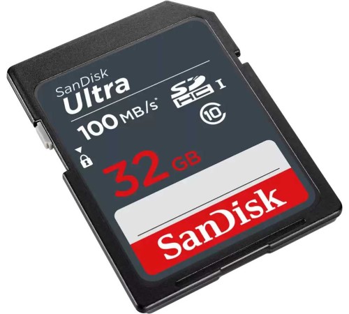 Флеш карта SDHC 32Gb Class10 Sandisk SDSDUNR-032G-GN3IN Ultra