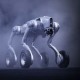 Бионический четырехопорный колесный робот бренда Unitree модели Go2-W версии Smart Edition