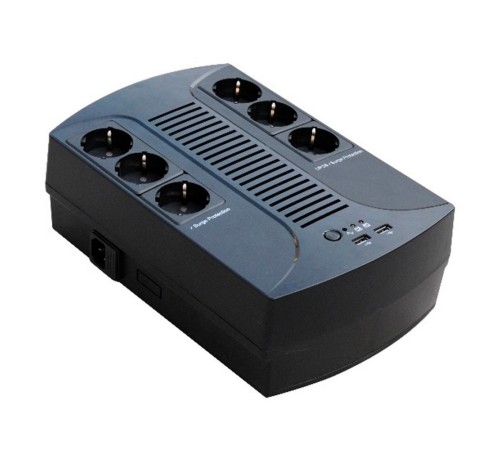 Источник бесперебойного питания (ИБП) Raskat VS-650VA 650VA, 390Вт, 6хCEE 7 Источник бесперебойного питания (ИБП) Raskat VS-650VA 650VA, 390Вт, 6хCEE 7