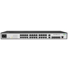 Управляемый гигабитный коммутатор уровня 2, 24 порта 10/100/1000Base-T, 2 порта комбо 10/100/1000BaseT|100/1000BaseX SFP, 2 порта 100/1000BASE-X (SFP) (SNR-S2985G-24TC)