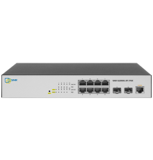 Управляемый Web Smart POE коммутатор уровня 2, 8 портов 10/100/1000BaseT, 2 порта 100/1000BaseX (SFP). POE 100W (SNR-S2200G-8T-POE)