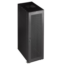 Шкаф коммутационный Lanmaster (TWT-CBB-42U-6X10-P1) 42U 600x1000мм пер.дв.перфор. задн.дв.перфор.2-хст. 2 бок.пан. 800кг черный IP20