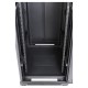 Шкаф коммутационный Lanmaster (TWT-CBB-42U-6X10-P1) 42U 600x1000мм пер.дв.перфор. задн.дв.перфор.2-хст. 2 бок.пан. 800кг черный IP20