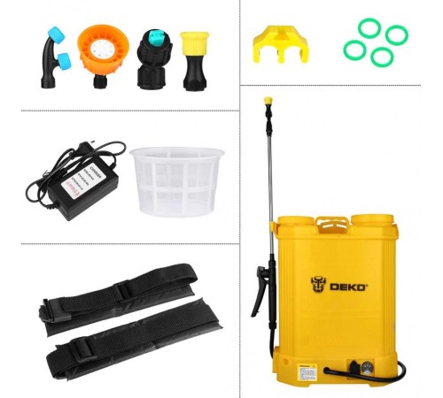 Опрыскиватель Deko DKSP10 аккум. 16л (065-0942)