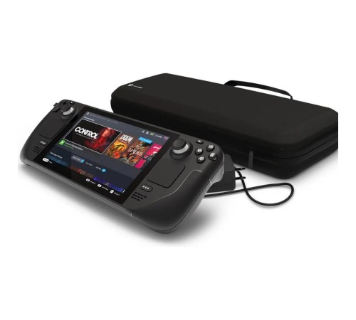 Игровая консоль VALVE Steam Deck OLED Handheld Gaming Console, 512GB SSD, 7.4" HDR OLED 90Hz Display, 6 nm AMD APU / Zen 2 4c/8t5 3.5GHz, Analog Sticks / HD Haptics, Wi-Fi 6E / BT v5.3, USB Type-C, Black | V004499-00 Игровая консоль VALVE Steam Deck OLED Handheld Gaming Console, 512GB SSD, 7.4" HDR OLED 90Hz Display, 6 nm AMD APU / Zen 2 4c/8t5 3.5GHz, Analog Sticks / HD Haptics, Wi-Fi 6E / BT v5.3, USB Type-C, Black | V004499-00
