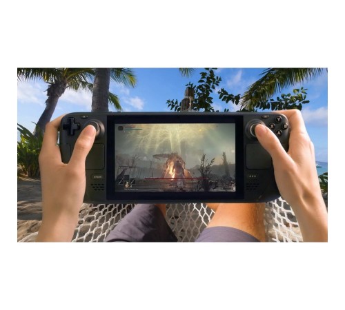 Игровая консоль VALVE Steam Deck OLED Handheld Gaming Console, 512GB SSD, 7.4" HDR OLED 90Hz Display, 6 nm AMD APU / Zen 2 4c/8t5 3.5GHz, Analog Sticks / HD Haptics, Wi-Fi 6E / BT v5.3, USB Type-C, Black | V004499-00 Игровая консоль VALVE Steam Deck OLED Handheld Gaming Console, 512GB SSD, 7.4" HDR OLED 90Hz Display, 6 nm AMD APU / Zen 2 4c/8t5 3.5GHz, Analog Sticks / HD Haptics, Wi-Fi 6E / BT v5.3, USB Type-C, Black | V004499-00