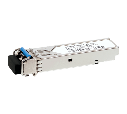 Модуль SFP LX 20км, 1310нм, SM, duplex LC, 1.25Gbps, промышленный, DDM, Cisco (LAN-SFPi-LX1.25-SM)