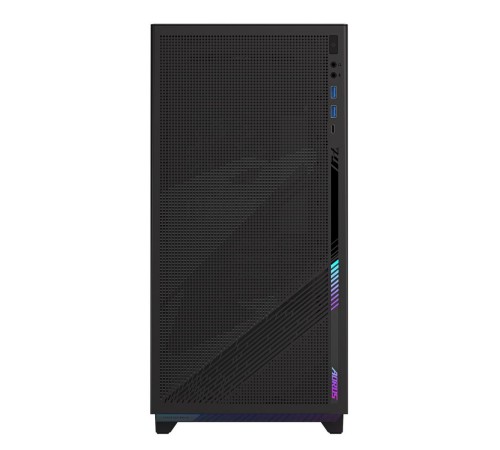 Корпус для ПК Gigabyte AORUS C400G MidTower, ATX, USB-C x1, USB 3.0 x2, Audio I/O, Black,TG