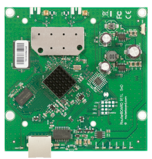 Точка доступа MikroTik 911 Lite5 dual with 600MHz Atheros CPU, 64MB RAM, 1x LAN, built-in 5Ghz 802.11a/n  2x2 two chain wireless, 2xMMCX connectors, RouterOS L3 (RB911-5HnD)