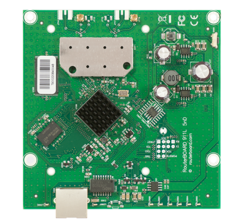 Точка доступа MikroTik 911 Lite5 dual with 600MHz Atheros CPU, 64MB RAM, 1x LAN, built-in 5Ghz 802.11a/n  2x2 two chain wireless, 2xMMCX connectors, RouterOS L3 (RB911-5HnD)