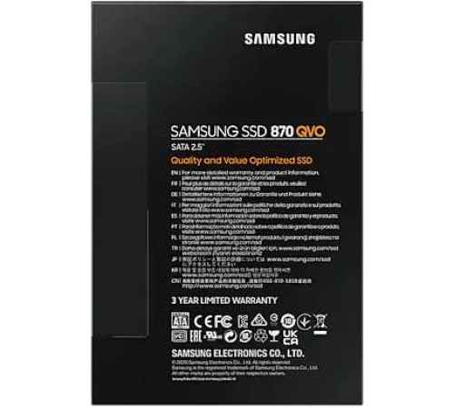 Твердотельный накопитель Samsung 870 QVO MZ-77Q8T0BW