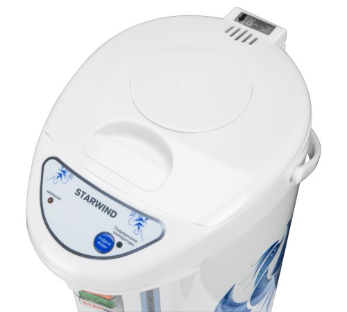 Термопот Starwind STP2851 5л. 750Вт белый/голубой