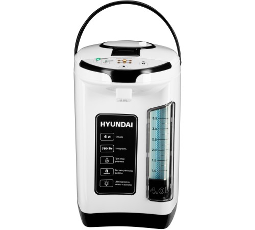 Термопот Hyundai HYTP-4840 4л. 750Вт белый/черный