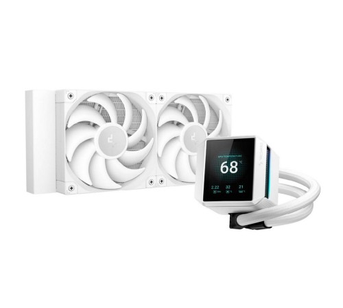 Жидкостная система охлаждения Deepcool MYSTIQUE 240 WH R-LX240-WHDSNMP-G-1