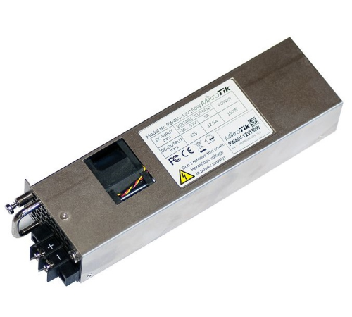 Блок питания MikroTik Hot Swap 12V 150W -48V DC telecom power supply for CCR1072-1G-8S+ (PW48V-12V150W)