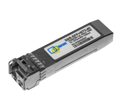 SNR Модуль SFP+ WDM, дальность до 40км (16dB), 1270нм (SNR-SFP+W73-40)