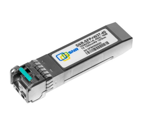 SNR Модуль SFP+ WDM, дальность до 40км (16dB), 1330нм (SNR-SFP+W37-40)