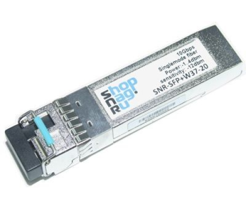 SNR Модуль SFP+ WDM, дальность до 20км (12dB), 1330нм (SNR-SFP+W37-20) SNR Модуль SFP+ WDM, дальность до 20км (12dB), 1330нм (SNR-SFP+W37-20)