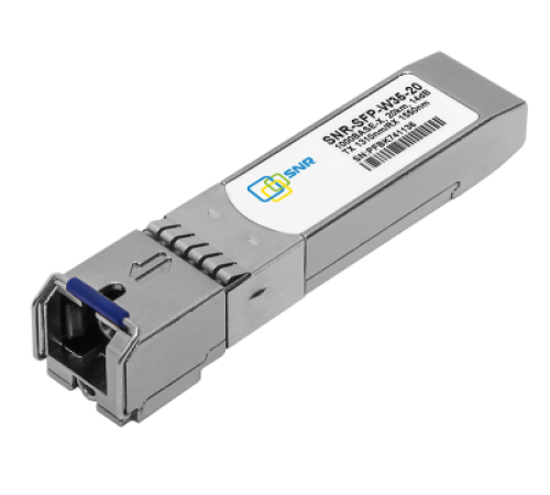 SNR Модуль SFP WDM, дальность до 20км (14dB), 1310нм (SNR-SFP-W35-20) SNR Модуль SFP WDM, дальность до 20км (14dB), 1310нм (SNR-SFP-W35-20)