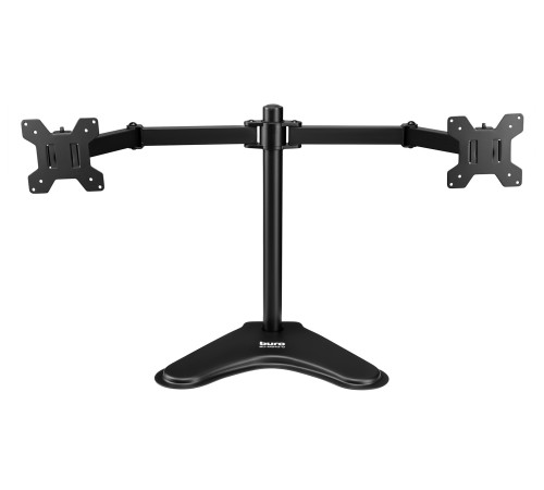 Кронштейн для мониторов ЖК Buro BU-M042-D черный 17"-32" макс.16кг настольный поворот и наклон верт.перемещ.