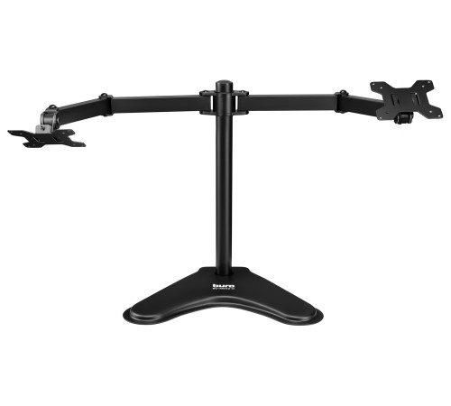 Кронштейн для мониторов ЖК Buro BU-M042-D черный 17"-32" макс.16кг настольный поворот и наклон верт.перемещ.