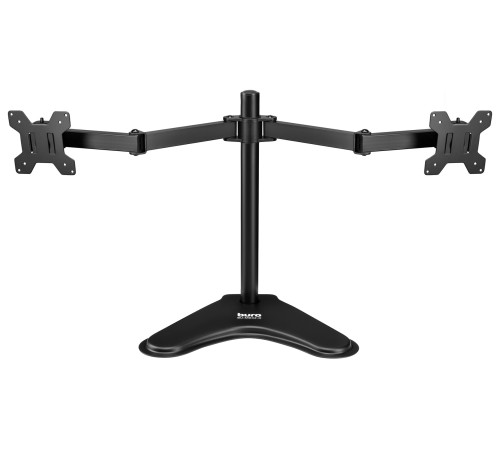 Кронштейн для мониторов ЖК Buro BU-M042-D черный 17"-32" макс.16кг настольный поворот и наклон верт.перемещ.