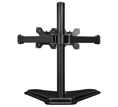 Кронштейн для мониторов ЖК Buro BU-M042-D черный 17"-32" макс.16кг настольный поворот и наклон верт.перемещ.