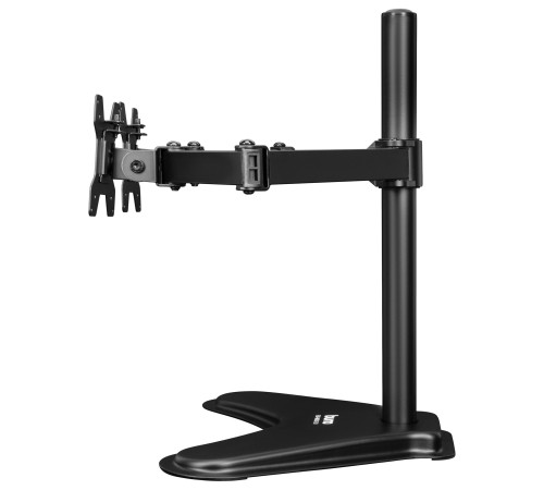 Кронштейн для мониторов ЖК Buro BU-M042-D черный 17"-32" макс.16кг настольный поворот и наклон верт.перемещ.
