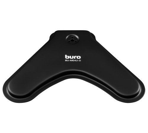 Кронштейн для мониторов ЖК Buro BU-M042-D черный 17"-32" макс.16кг настольный поворот и наклон верт.перемещ.
