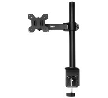 Кронштейн для мониторов ЖК Buro BU-M051-M черный 17"-32" макс.8кг крепление к столешнице поворот и наклон