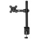 Кронштейн для мониторов ЖК Buro BU-M051-M черный 17"-32" макс.8кг крепление к столешнице поворот и наклон
