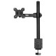 Кронштейн для мониторов ЖК Buro BU-M051-M черный 17"-32" макс.8кг крепление к столешнице поворот и наклон