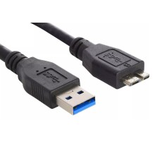 Кабель Buro MK30-AM-0.5 micro USB 3.0 B (m) USB A(m) 0.5м черный