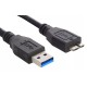 Кабель Buro MK30-AM-1.5 micro USB 3.0 B (m) USB A(m) 1.5м черный