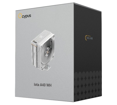 Вентилятор для процессора Cooler Ocypus Iota A40 WH White 220W/ All Intel/ AMD AM*/ Digital display / Screws