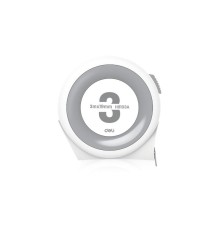 Рулетка Deli Home Series White H8103A 3м х 19мм, клипса, шнурок, эксклюзивный дизайн