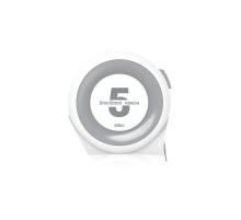 Рулетка Deli Home Series White H8105A 5м х 19мм, клипса, шнурок, эксклюзивный дизайн