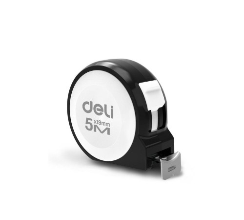 Рулетка Deli Home Series White H8005A 5м х 19мм, эксклюзивный дизайн