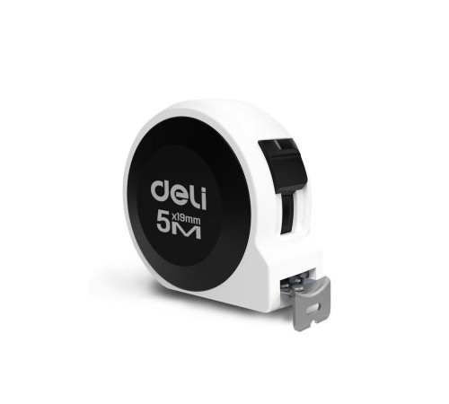 Рулетка Deli Home Series White H8005B 5м х 19мм, эксклюзивный дизайн