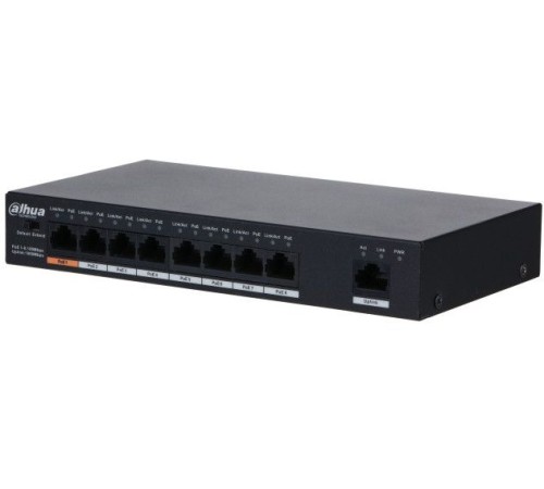 Коммутатор Dahua DH-PFS3009-8ET1GT-96 неуправляемый Коммутатор Dahua DH-PFS3009-8ET1GT-96 неуправляемый