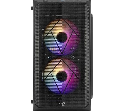 Корпус Aerocool CS-107-A-BK-v2 черный без БП mATX 2x120mm 1xUSB2.0 1xUSB3.0 audio