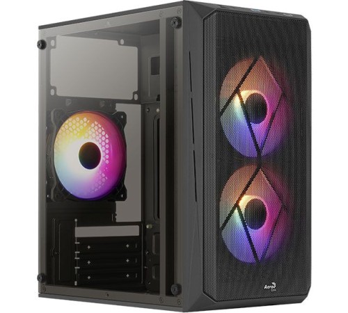 Корпус Aerocool CS-107-A-BK-v2 черный без БП mATX 2x120mm 1xUSB2.0 1xUSB3.0 audio