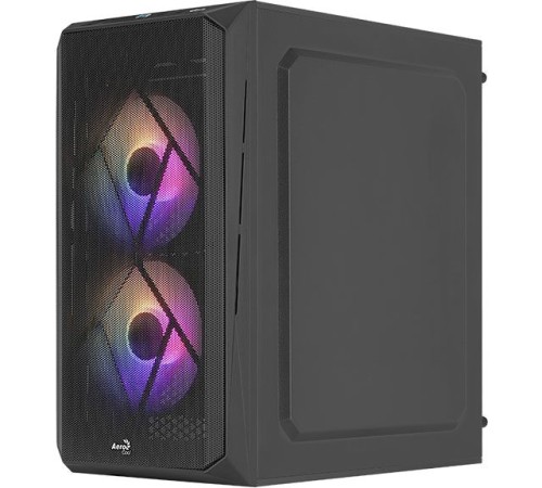 Корпус Aerocool CS-107-A-BK-v2 черный без БП mATX 2x120mm 1xUSB2.0 1xUSB3.0 audio