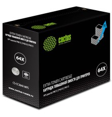 Картридж лазерный Cactus CS-CC364X-MPS CC364XX черный (30000стр.) для HP LJ P4015/P4515