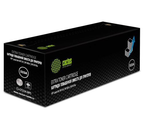 Картридж лазерный Cactus CS-CF533A-MPS CF533X пурпурный (2700стр.) для HP LaserJet M154/M180n/M181fw